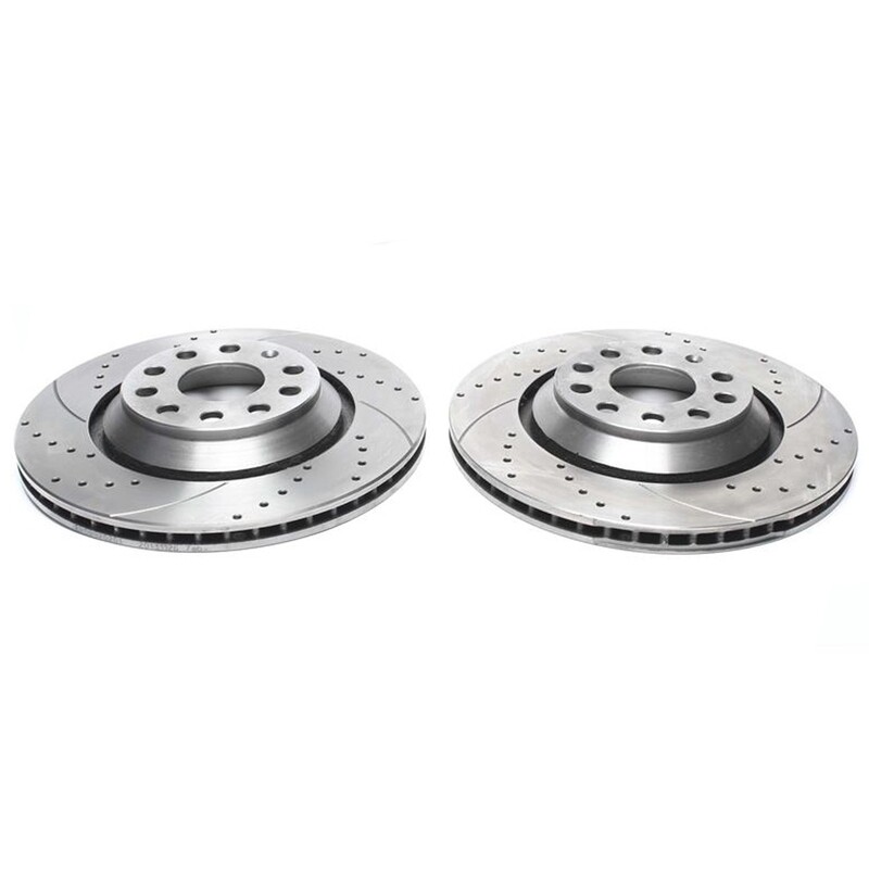2X Dischi Sportivi Posteriori Audi A3 / Skoda Superb / VW CC, EOS,  Golf V,VI,VII,Passat