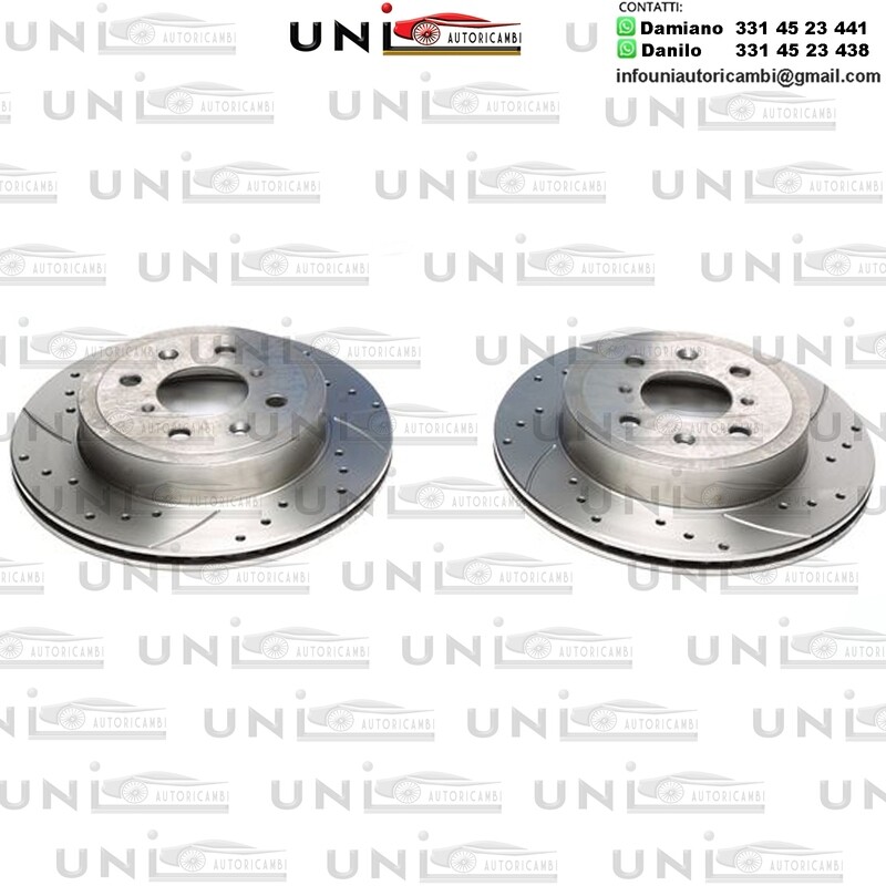 2X Dischi Sportivi Anteriori Opel Agila A / Suzuki Justy III / Ignis II / Wagon R+