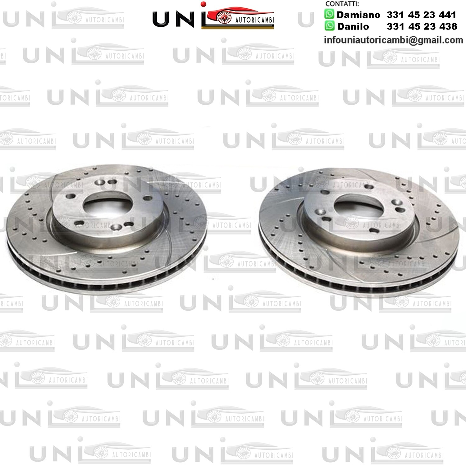 2X Dischi Sportivi Anteriori Hyundai Coupe / Sonata V / Tucson / Kia Carens III / Magentis / Sportage