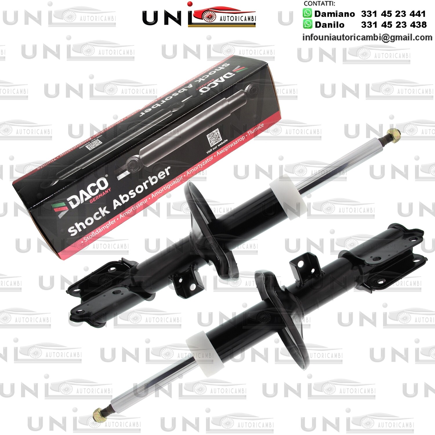2 Ammortizzatore Anteriore Rinforzati a Gas DAEWOO NUBIRA