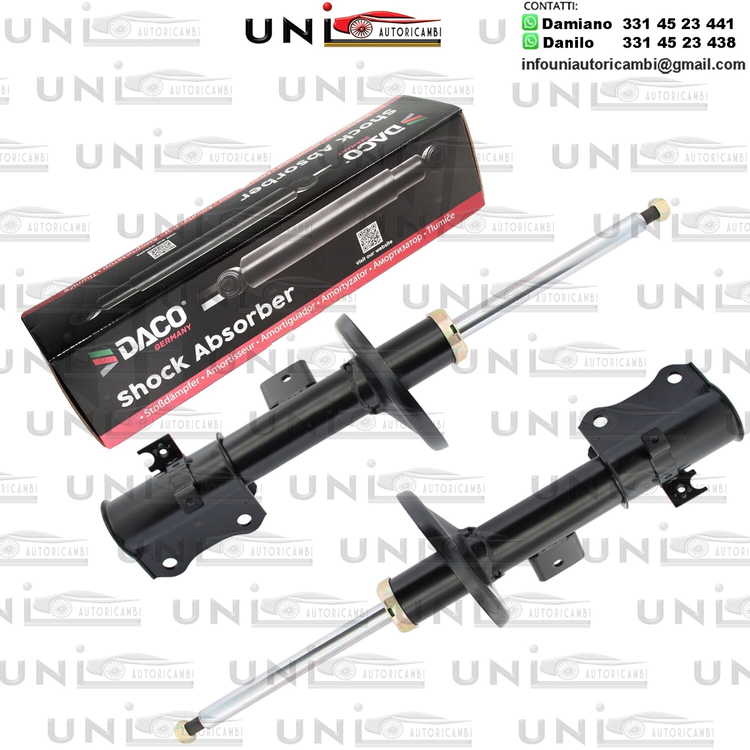 2 Ammortizzatore Anteriore Rinforzati a Gas SUZUKI GRAND VITRA ll / ESCUDO ll