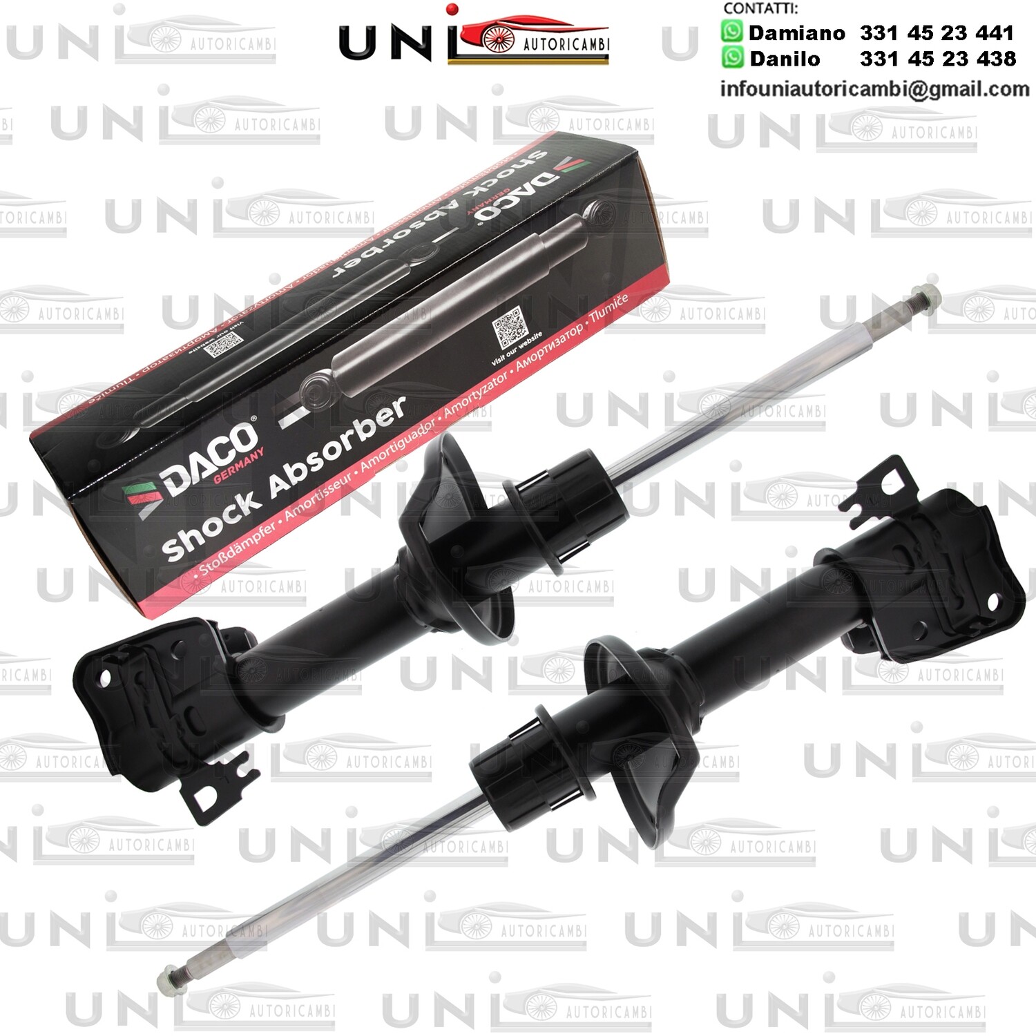 2 Ammortizzatore Anteriore Rinforzati a Gas LAND ROVER FREELANDER