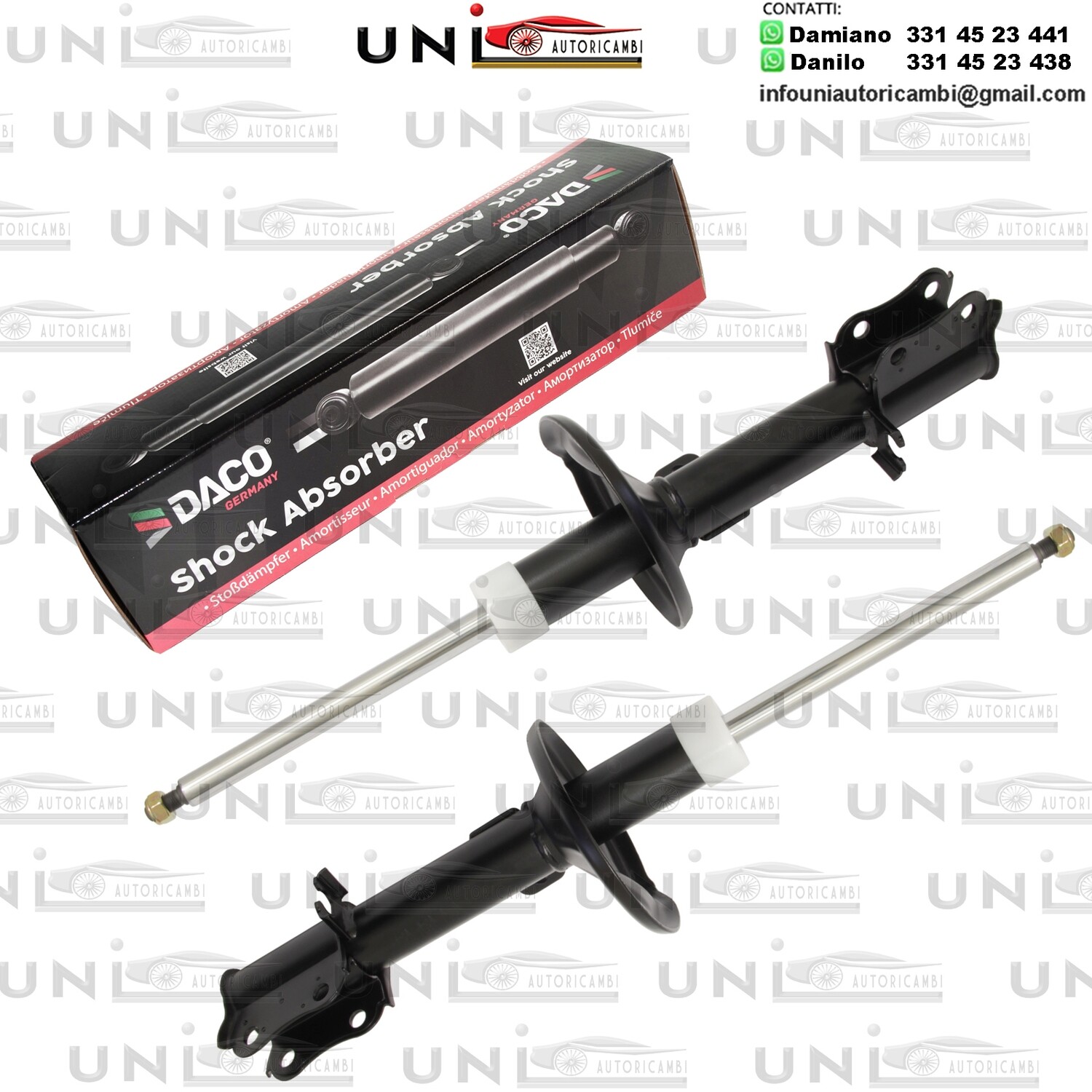 2 Ammortizzatore Anteriore Rinforzati a Gas DAEWOO NUBIRA