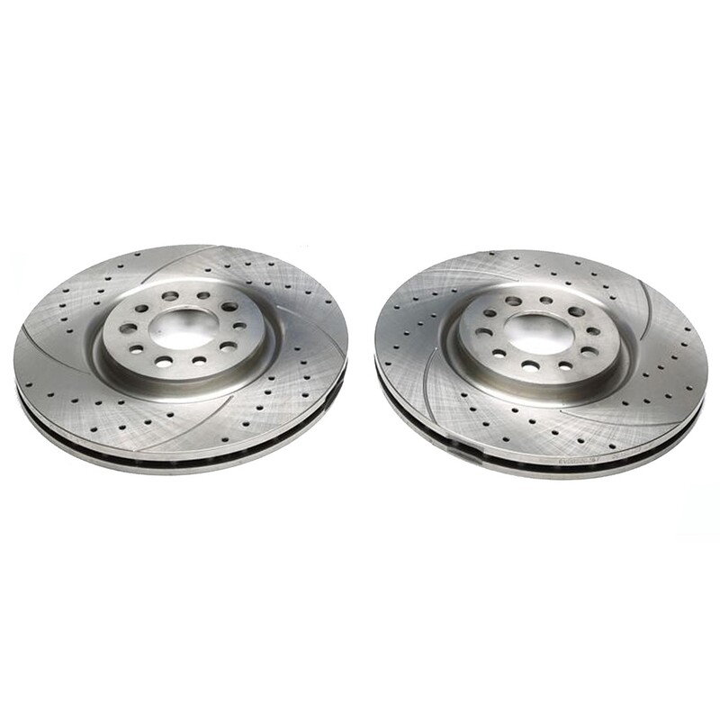 2X Dischi Sportivi Anteriori Alfa Romeo 159 / 159 Sportswagon / Brera / Giulietta / Spider / Jeep Cherokee