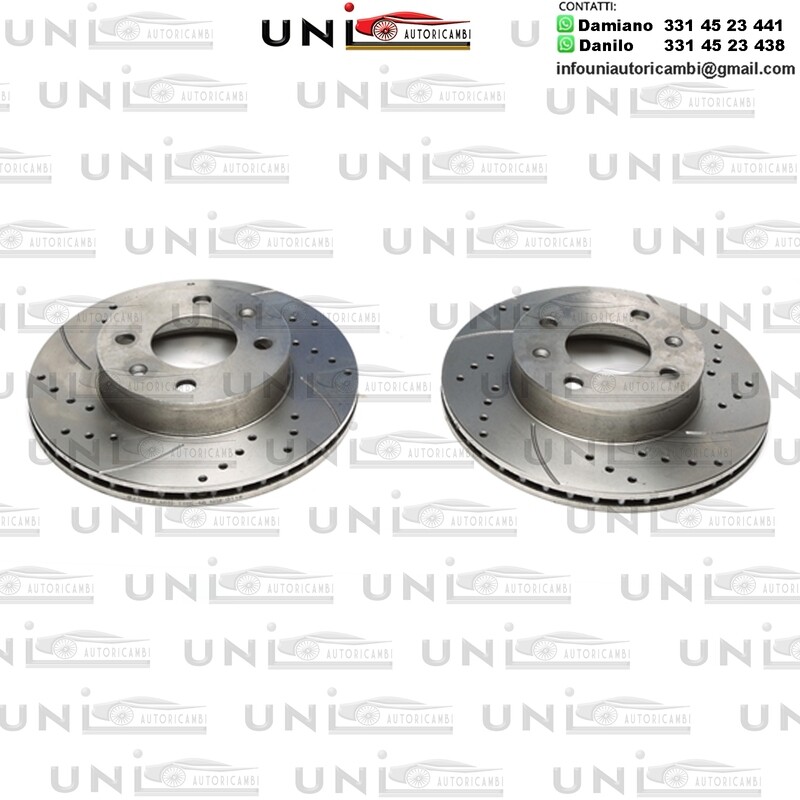 2X Dischi Sportivi Anteriori Hyundai i10 / Kia Picanto