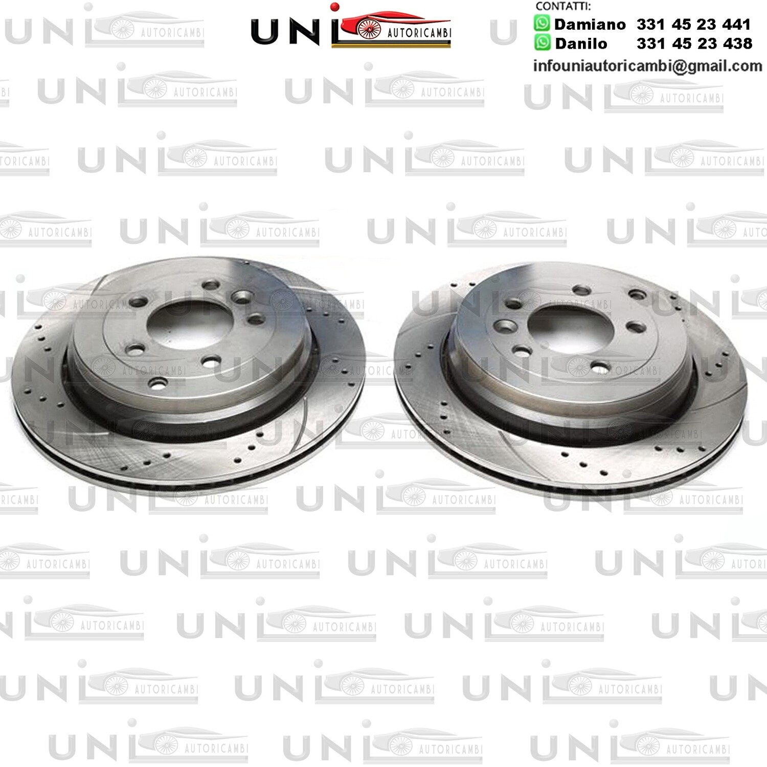 2X Dischi Sportivi Posteriori Land Rover Discovery III / Discovery IV / Range Rover Sport