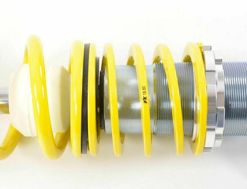 1x Assetto a Ghiera Regolabile 4 Ammortizzatori Sportivi VW Polo V 6R dal 2009-