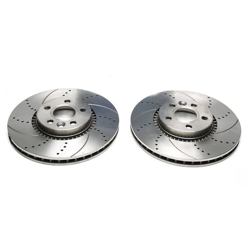 2X Dischi Sportivi Anteriori Ford Galxy / S-Max / Land Rover Freelander / Volvo S60 II / S80 II / V60 / V70 III / XC70 II