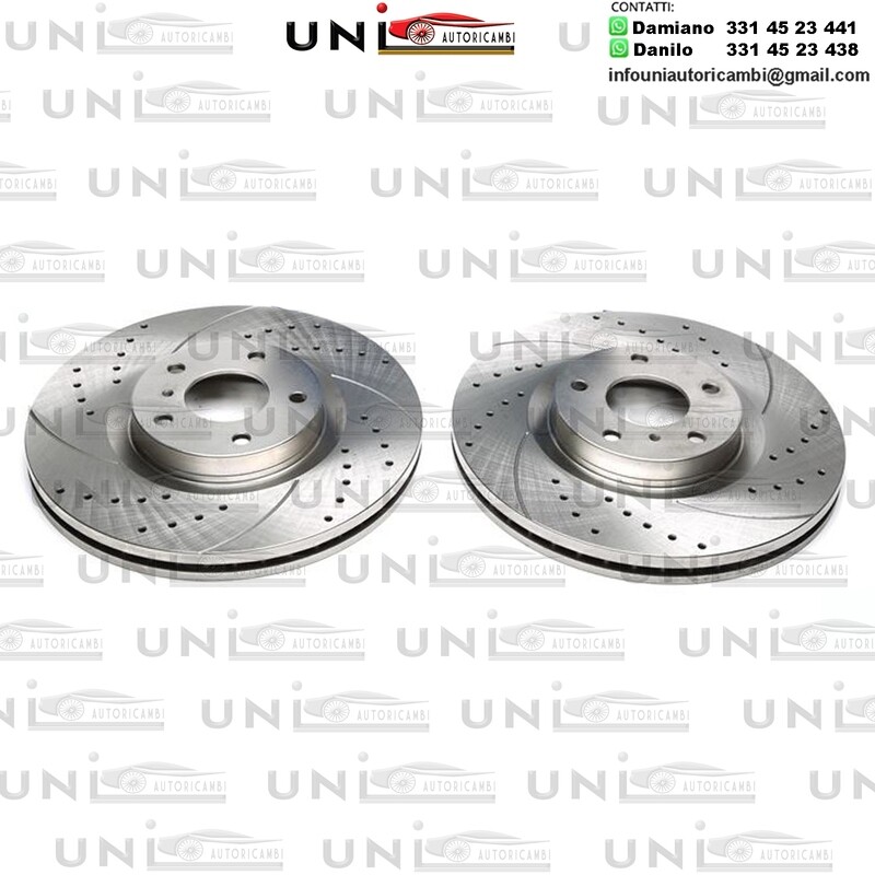 2X Dischi Sportivi Anteriori Nissan Infiniti G Saloon da 2008-,Murano I (Z50) da 2003 a 2008,Murano II (Z51) da 2008 a 2014