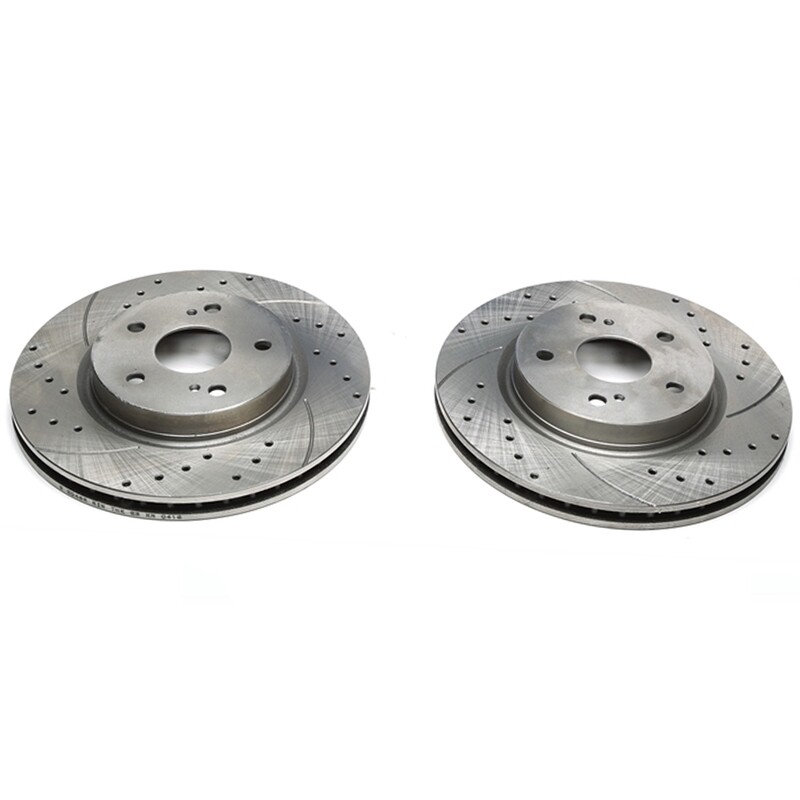 2X Dischi Sportivi Autoventilati Anteriori Baffati Forati Suzuki Grand Vitara II
