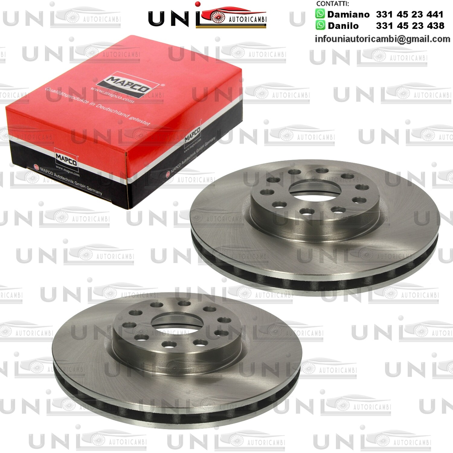 2 Dischi freno anteriori ALFA ROMEO 166 / LANCIA KAPPA / LANCIA KAPPA SW