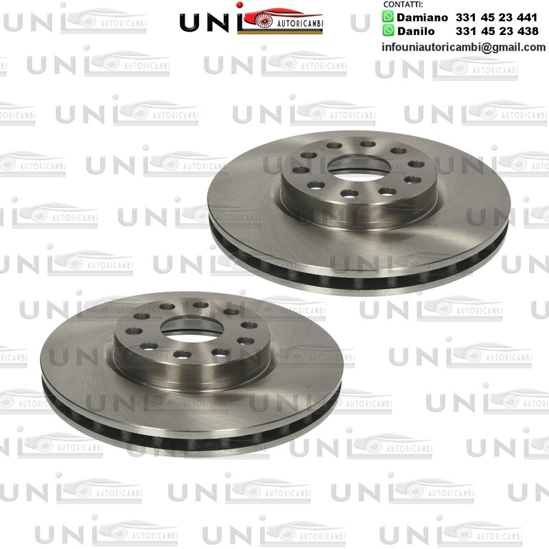 2 Dischi freno NORMALI anteriori ALFA ROMEO 166 / LANCIA KAPPA / LANCIA KAPPA SW
