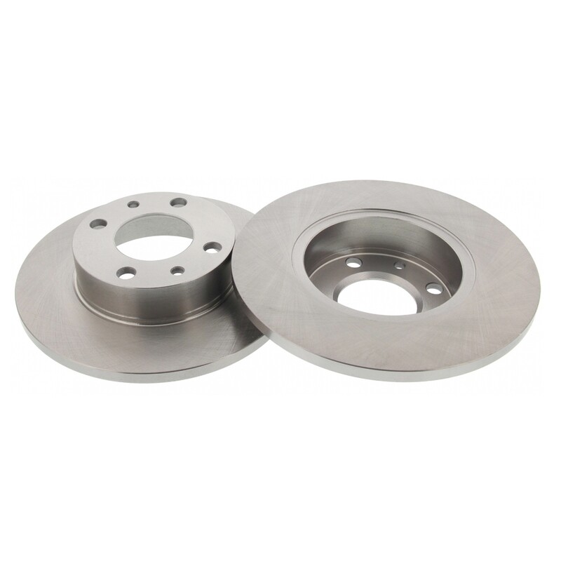 2 Disco freno NORMALI ANTERIORI FIAT 124 / 125 / 132 / 147 / 850 / 900 / ARGENTA / FIORINO / PANDA / REGATA / UNO / LANCIA A 112 / DELTA / PRISMA / Y10 / SEAT FURA / IBIZA / MALAGA / RONDA / TERRA