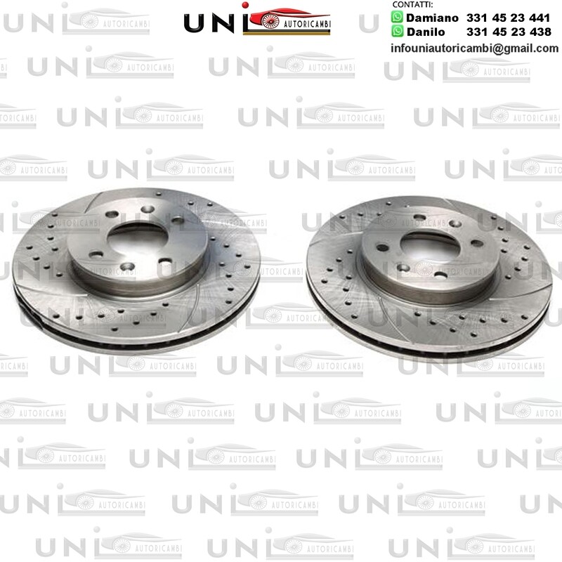 2X Dischi Sportivi Anteriori Hyundai Accent III / Accent III Stufenheck / i20 / Kia Rio II / Rio III