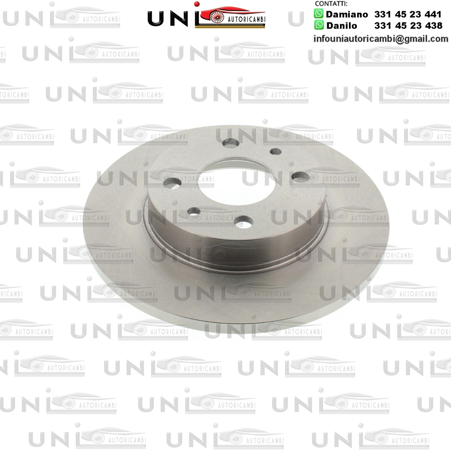 Disco freno NORMALE POSTERIORE ABARTH 500 / 500C /ALFA ROMEO 145 / 146 / 155 / FIAT 500 / 500 C / BARCHETTA / BRAVO I / CINQUECENTO / COUPE / MAREA / PANDA / PANDA CLASSIC / VAN / PUNTO / SEICENTO