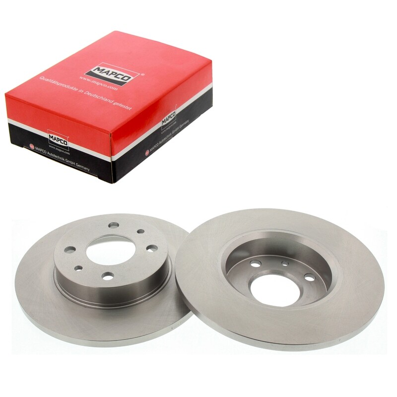 2 Dischi freno ANTERIORI ABARTH 500 / ALFA ROMEO 155 / FIAT 500 / 500 C / BARCHETTA / BRAVO I / CAMPAGNOLA / CINQUECENTO / COUPE / MAREA / PANDA / PANDA CLASSIC / PUNTO / SEICENTO / 600 / TEMPRA