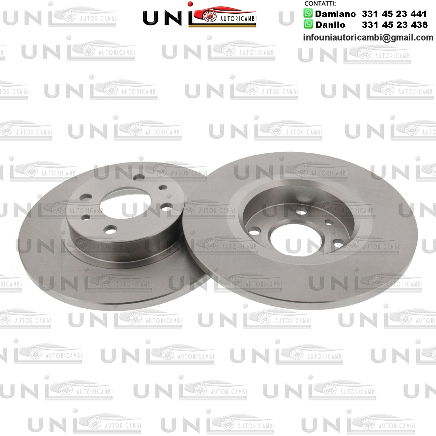 2 Dischi freno NORMALI ANTERIORI ALFA ROMEO 145 / 146 / 155 / FIAT BRAVA / BRAVO I / MAREA / PUNTO / TEMPRA / S.W. / TIPO / LANCIA DEDRA / SW / DELTA II / Y