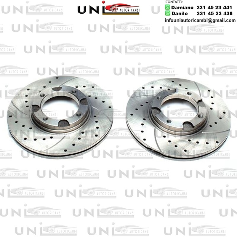 2X Dischi Sportivi Anteriori Hyundai Accent I / Accent Stufenheck / Pony / Pony/Excel Stufenheck / S Coupe