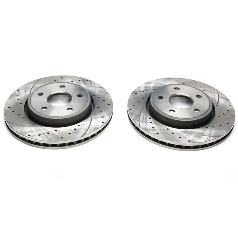 2X Dischi Sportivi Anteriori Jeep Commander / Grand Cherokee II / Grand Cherokee III