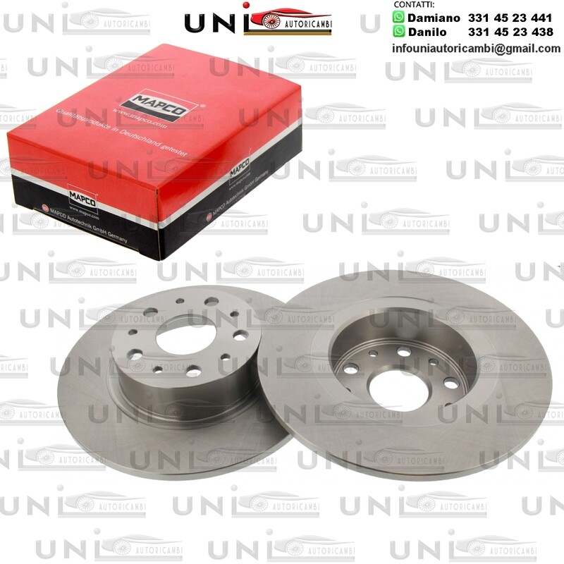 2 Dischi freno POSTERIORI ALFA ROMEO 166 / LANCIA KAPPA / SW