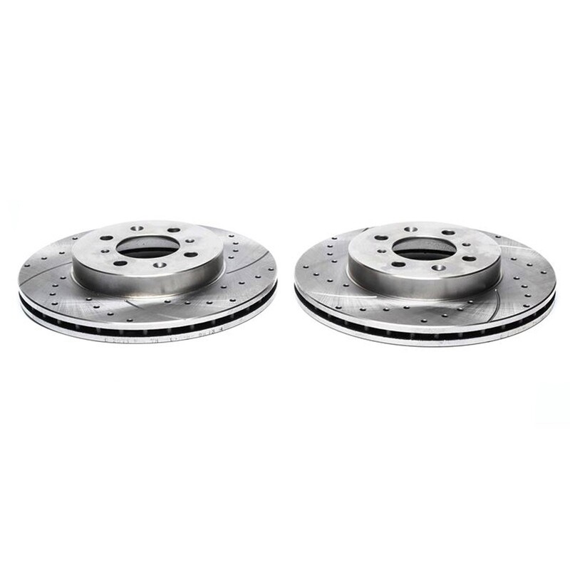 2X Dischi Sportivi Anteriori Honda Civic IV /V/VI/VII/VIII/CRX II/III/Jazz III/ MG ZR/ Rover 25/40/200/400/45/Streetwise