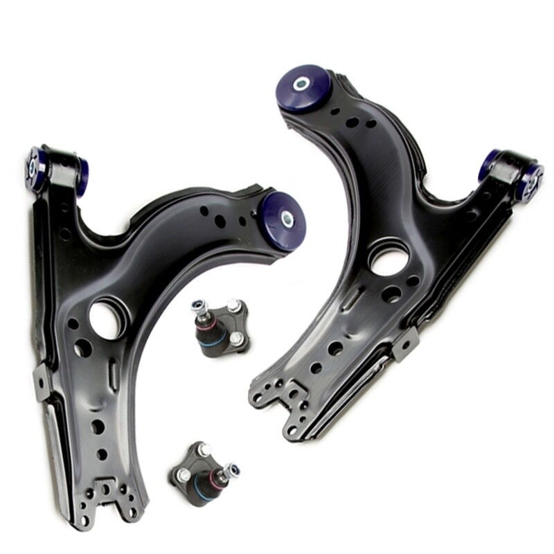 4 bracci Anteriori Rinforzati in Poliuretano TA-Technix con boccole in PU VW Golf IV AUDI A3 / SEAT LEON / TOLEDO II / SKODA OCTAVIA I / VW BORA