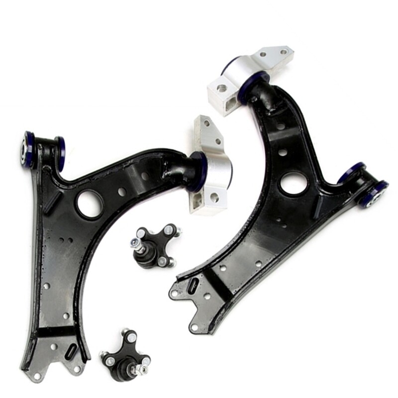 4 bracci Anteriori Rinforzati in Poliuretano TA Technix con boccole in PU VW Golf V + VI / Audi / Seat / Skoda / Vw