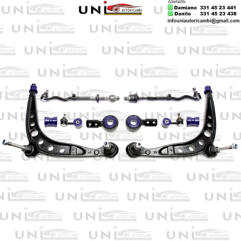 4 bracci Anteriori Rinforzati in Poliuretano TA Technix con boccole in PU BMW serie 1 / serie 3