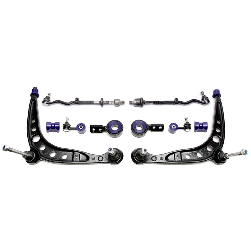 4 bracci Anteriori Rinforzati in Poliuretano TA Technix con boccole in PU BMW serie 1 / serie 3