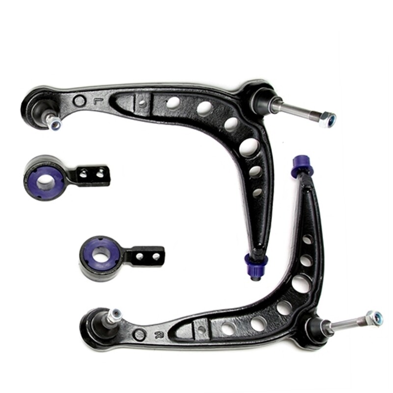4 bracci Anteriori Rinforzati in Poliuretano TA Technix Braccio trasversale con boccole in PU BMW Serie 3 E30 / Z1