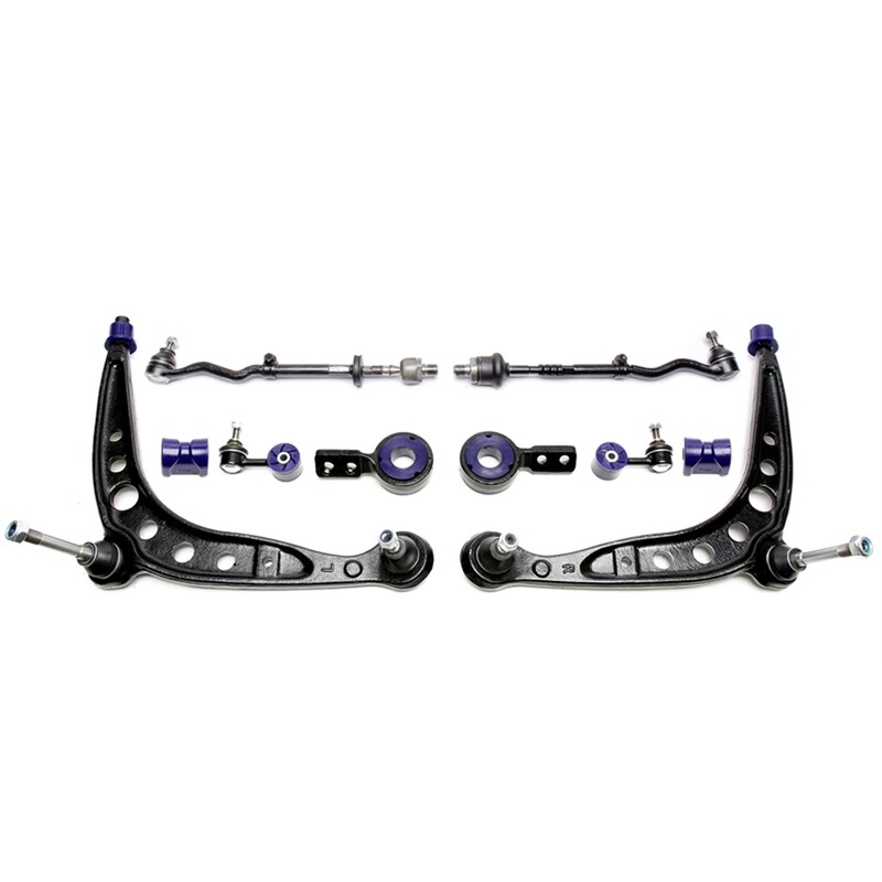 4 bracci Anteriori Rinforzati in Poliuretano TA Technix Braccio trasversale con boccole in PU BMW Serie 3 E30 / Z1