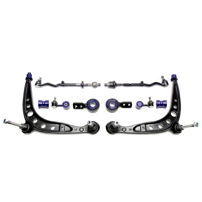 4 bracci Anteriori Rinforzati in Poliuretano TA Technix Braccio trasversale con boccole in PU BMW Serie 3 E30 / Z1