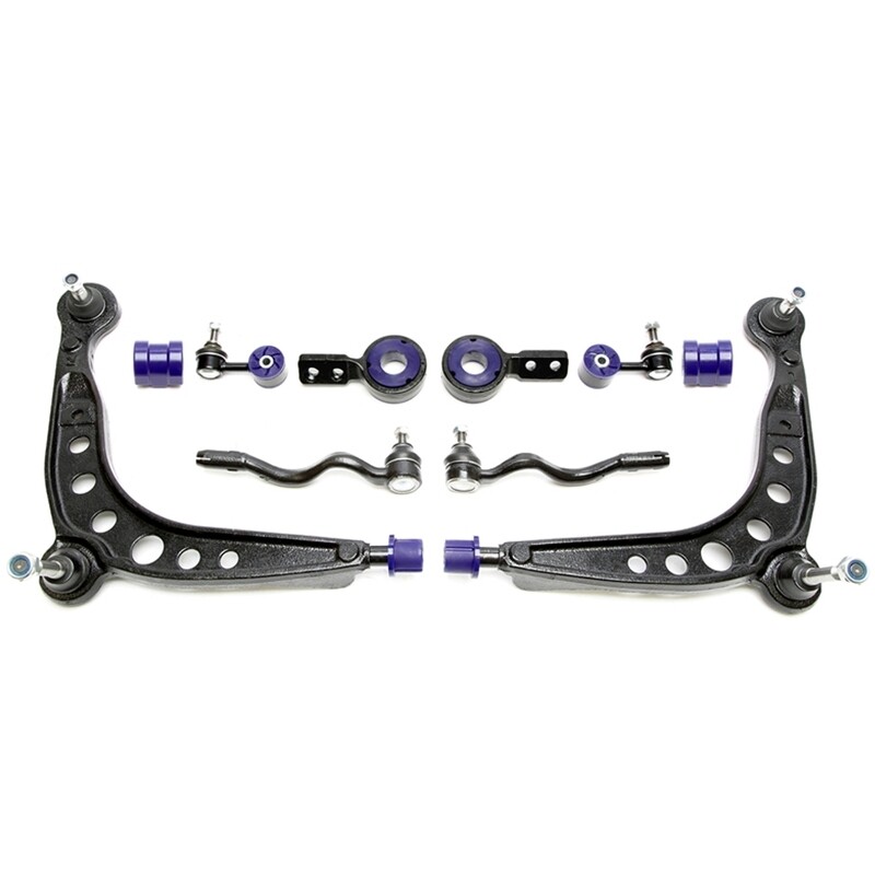 4 bracci Anteriori Rinforzati in Poliuretano TA Technix Set bracci trasversali con boccole in PU BMW Serie 3 E36 Serie Compact / 3 E36 / Z3 Roadster / Coupé