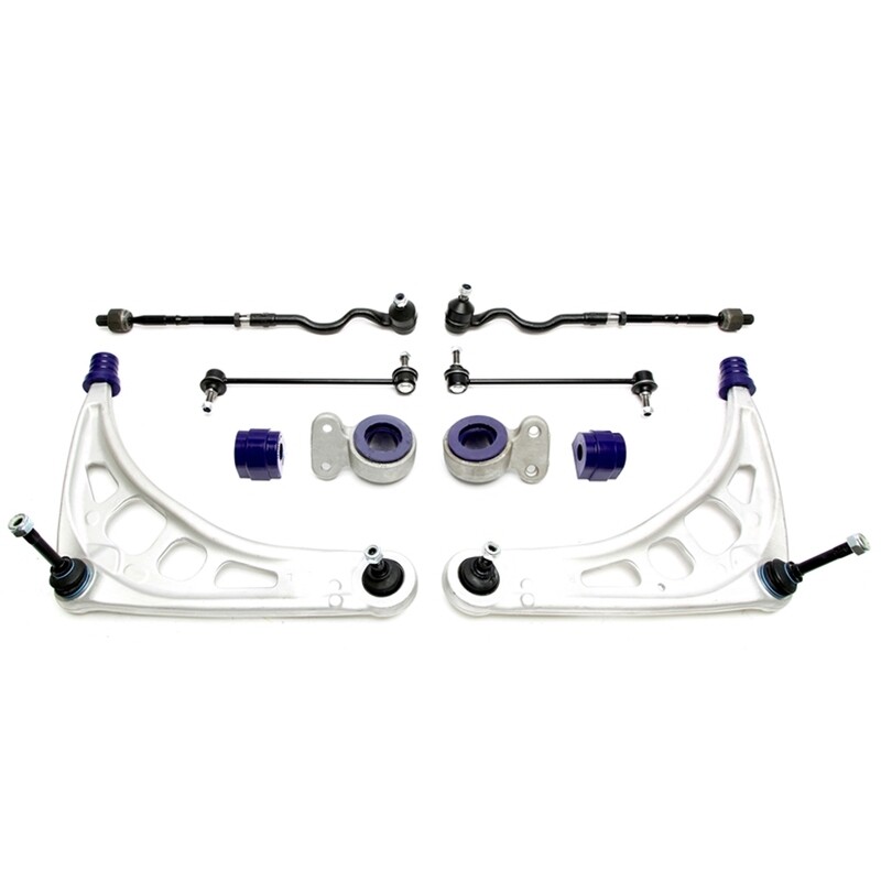 4 bracci Anteriori Rinforzati in Poliuretano TA Technix Braccio trasversale con boccole in PU BMW serie 3 E46 / Z4