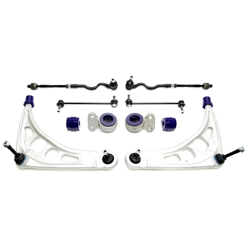 4 bracci Anteriori Rinforzati in Poliuretano TA Technix Braccio trasversale con boccole in PU BMW serie 3 E46 / Z4