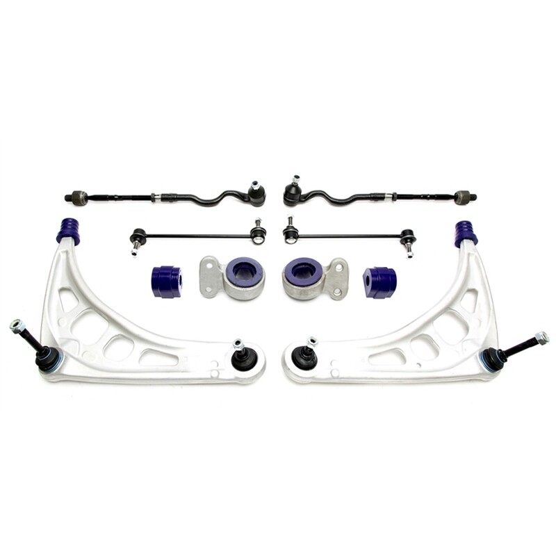 4 bracci Anteriori Rinforzati in Poliuretano TA Technix Braccio trasversale con boccole in PU BMW serie 3 E46 / Z4