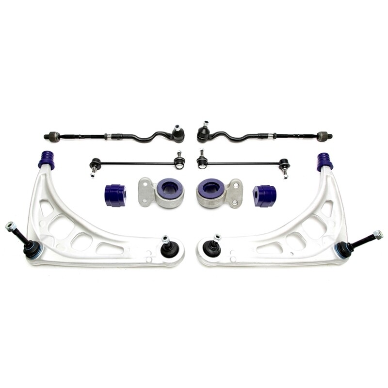 4 bracci Anteriori Rinforzati in Poliuretano TA Technix Braccio trasversale con boccole in PU BMW serie 3 E46 / Z4