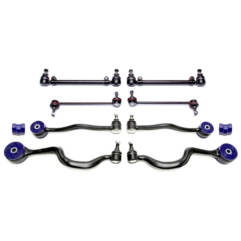 4 bracci Anteriori Rinforzati in Poliuretano TA Technix Braccio trasversale con boccole in PU BMW Serie 5 E34