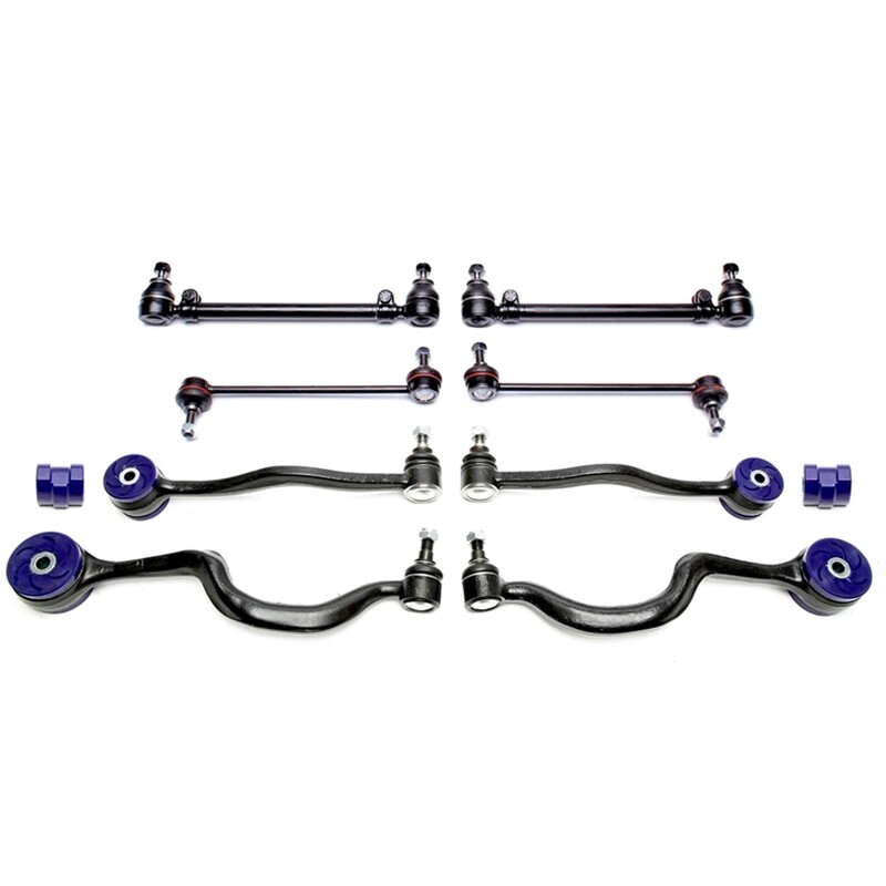 4 bracci Anteriori Rinforzati in Poliuretano TA Technix Braccio trasversale con boccole in PU BMW Serie 5 E34