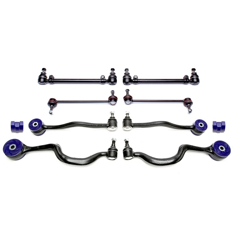 4 bracci Anteriori Rinforzati in Poliuretano TA Technix Braccio trasversale con boccole in PU BMW Serie 5 E34