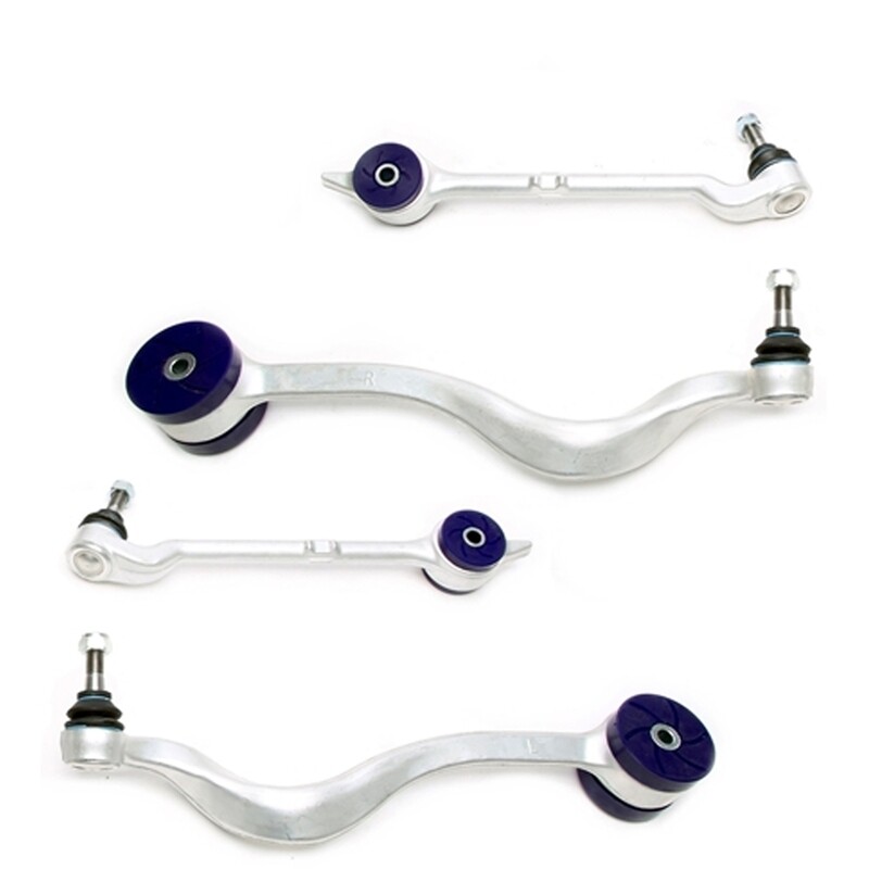 4 bracci Anteriori Rinforzati in Poliuretano TA Technix Braccio trasversale con boccole in PU adatte per BMW Serie 5 E39