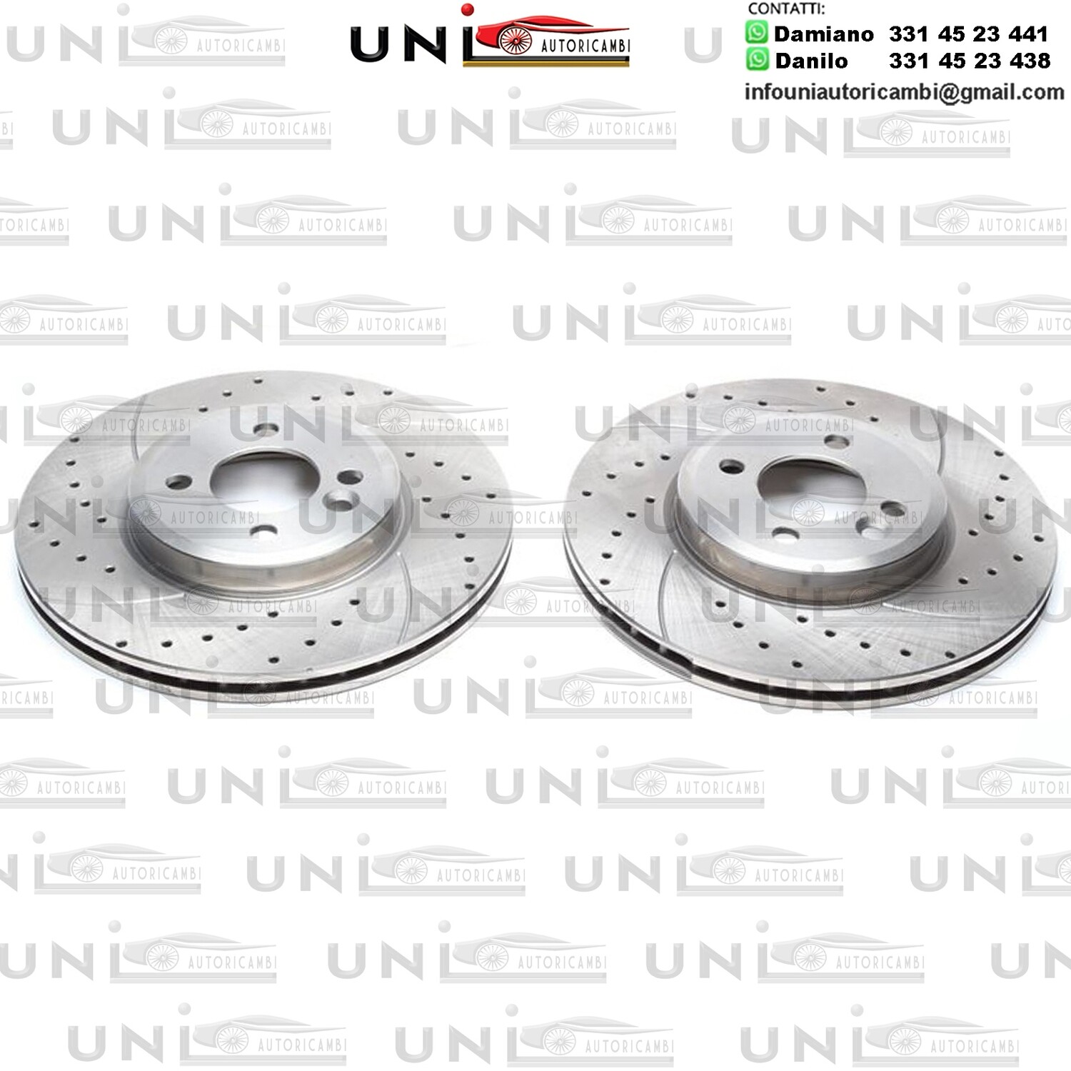 2X Dischi Sportivi Anteriori Mini One/Cooper R50 R53 / R52/ Works / Cabriolet Cooper,Cooper S,One