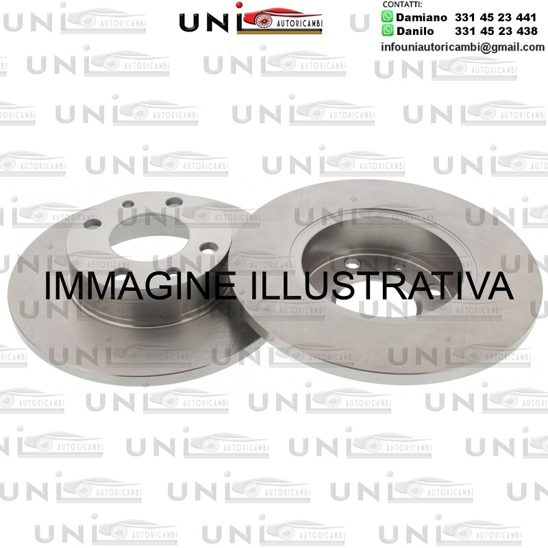 2 Dischi freno ANTERIORI LADA 110 / 111 / 112 / NOVA / SAMARA  / FORMA