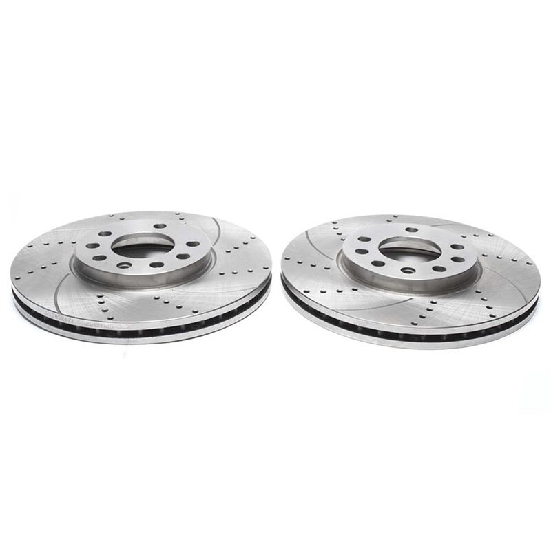 2X Dischi Sportivi Anteriori Lotus Elise / Opel Calibra A, Vectra B/ Saab 900 II, 9-3, 9-5, 9-3 Cabriolet, 9-5 estate
