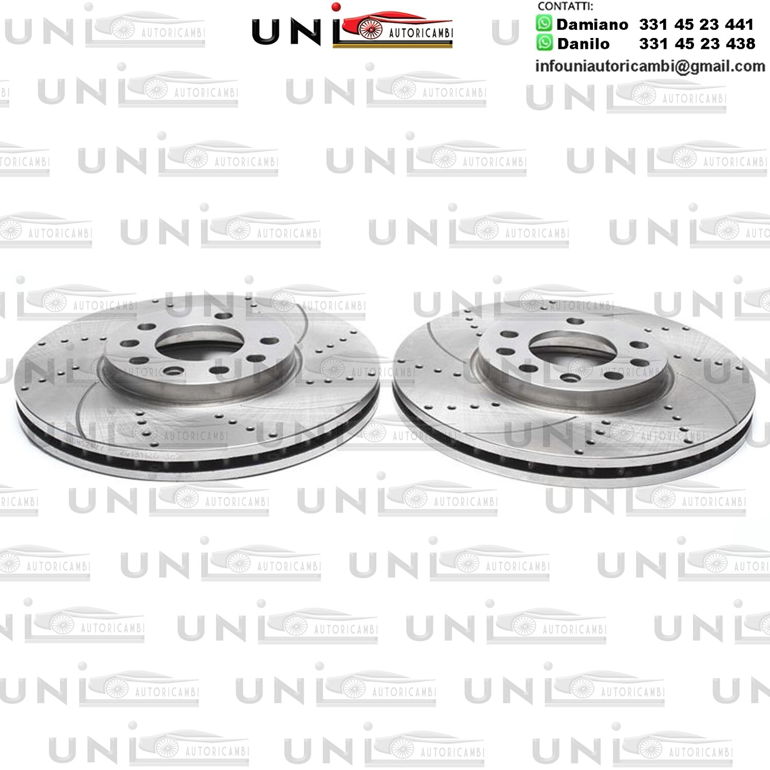 2X Dischi Sportivi Anteriori Lotus Elise / Opel Calibra A, Vectra B/ Saab 900 II, 9-3, 9-5, 9-3 Cabriolet, 9-5 estate