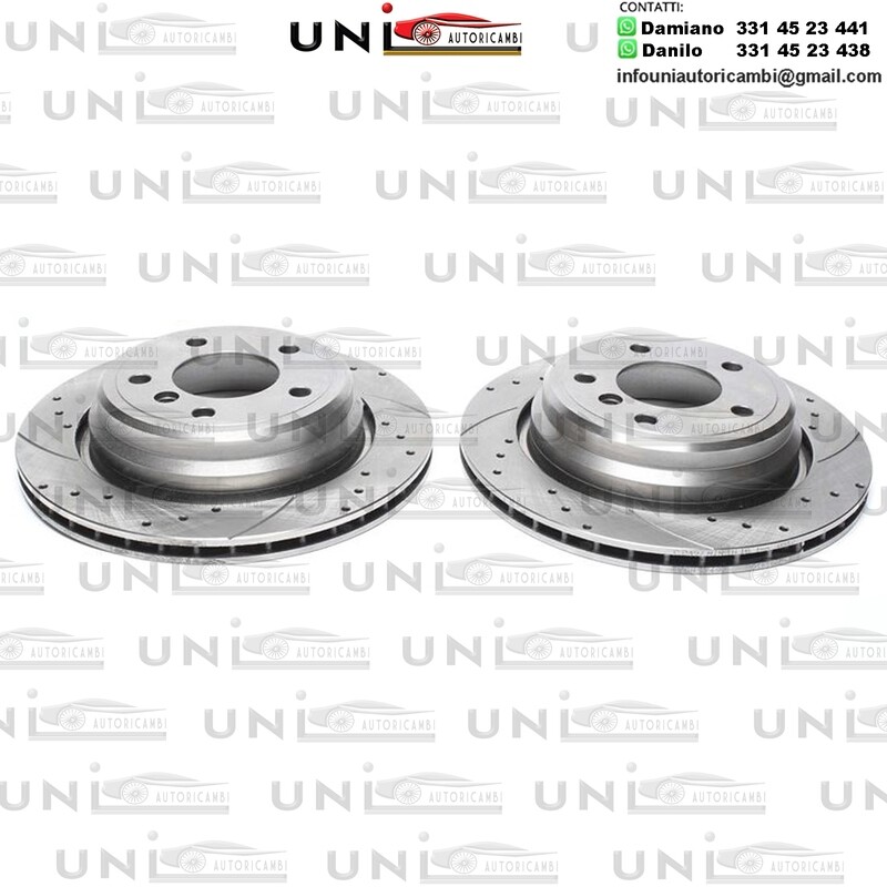 2X Dischi Sportivi Posteriori Alpina B10 (E39) / BMW Series 5 E39 ,Serie 5 Touring (E39)