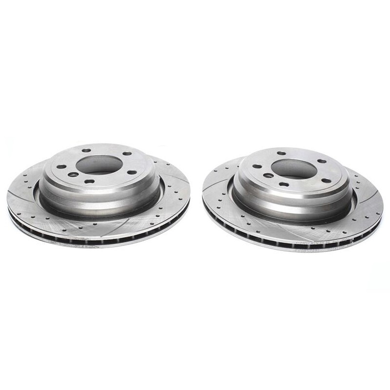 2X Dischi Sportivi Posteriori Alpina B10 (E39) / BMW Series 5 E39 ,Serie 5 Touring (E39)