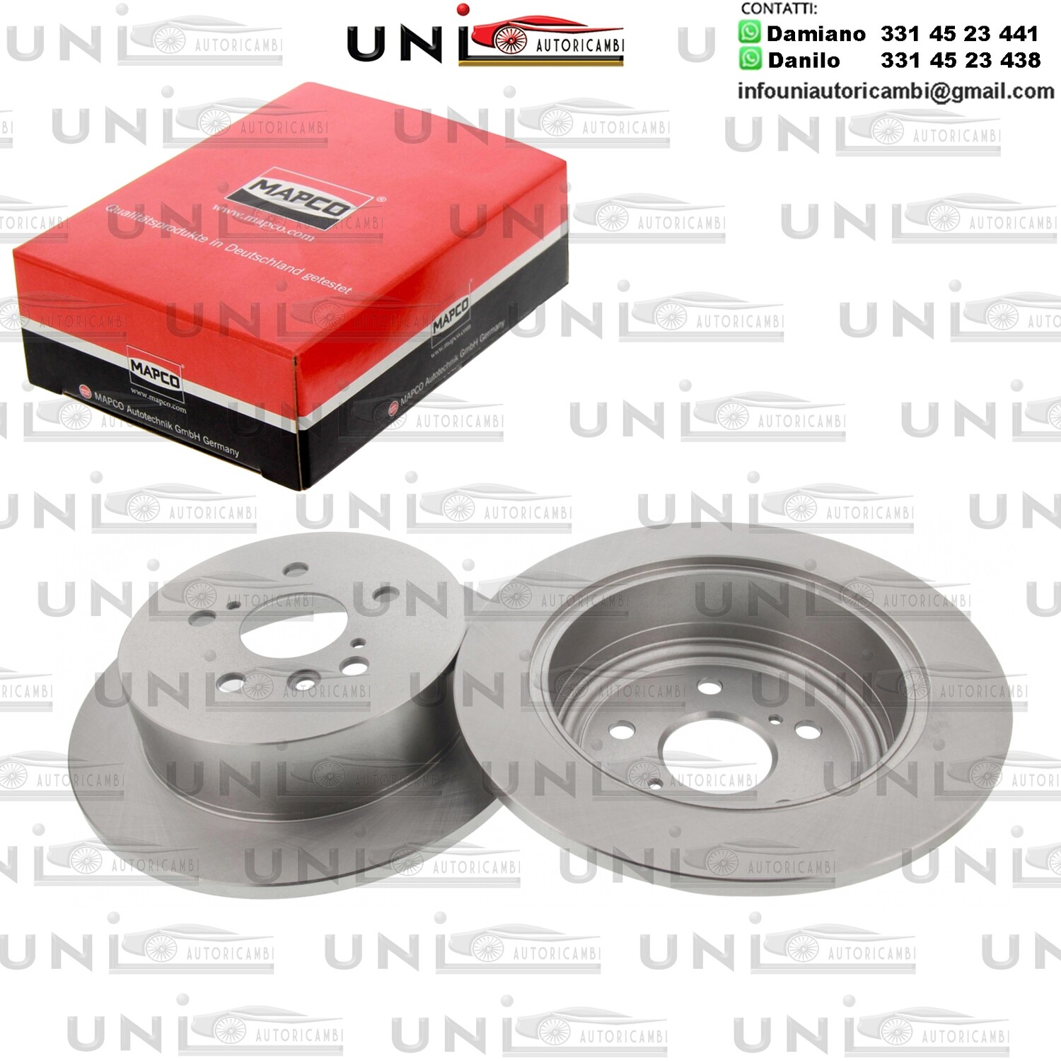 2 Dischi Freno TOYOTA ALPHARD / AVENSIS VERSO / PREVIA