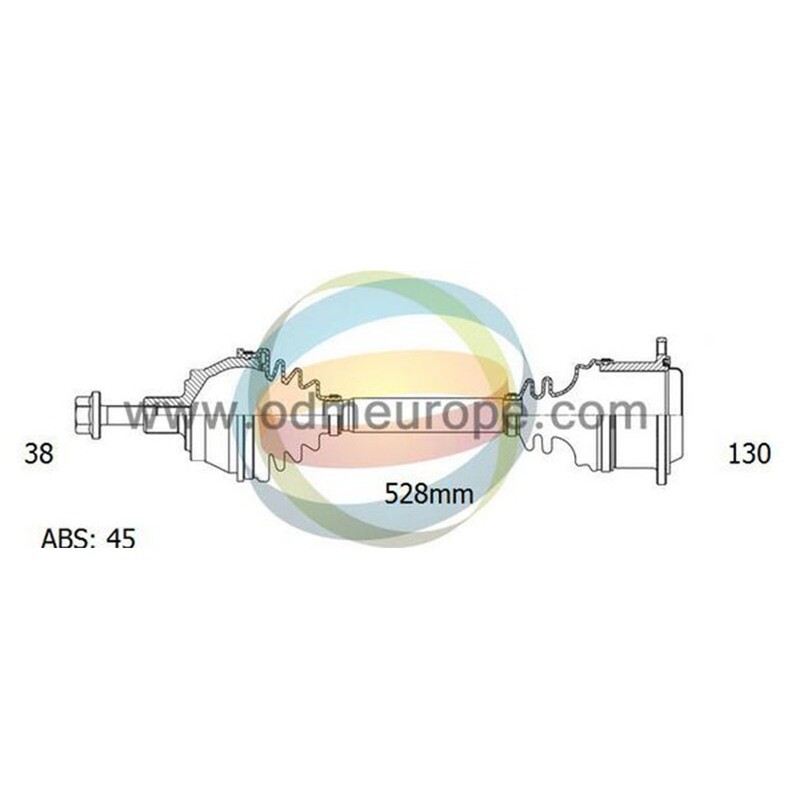 SEMIASSE ANTERIORE SINISTRO Audi A4 [8D2, B5] / Skoda Superb I / Volkswagen	Passat da 2000 a 2005