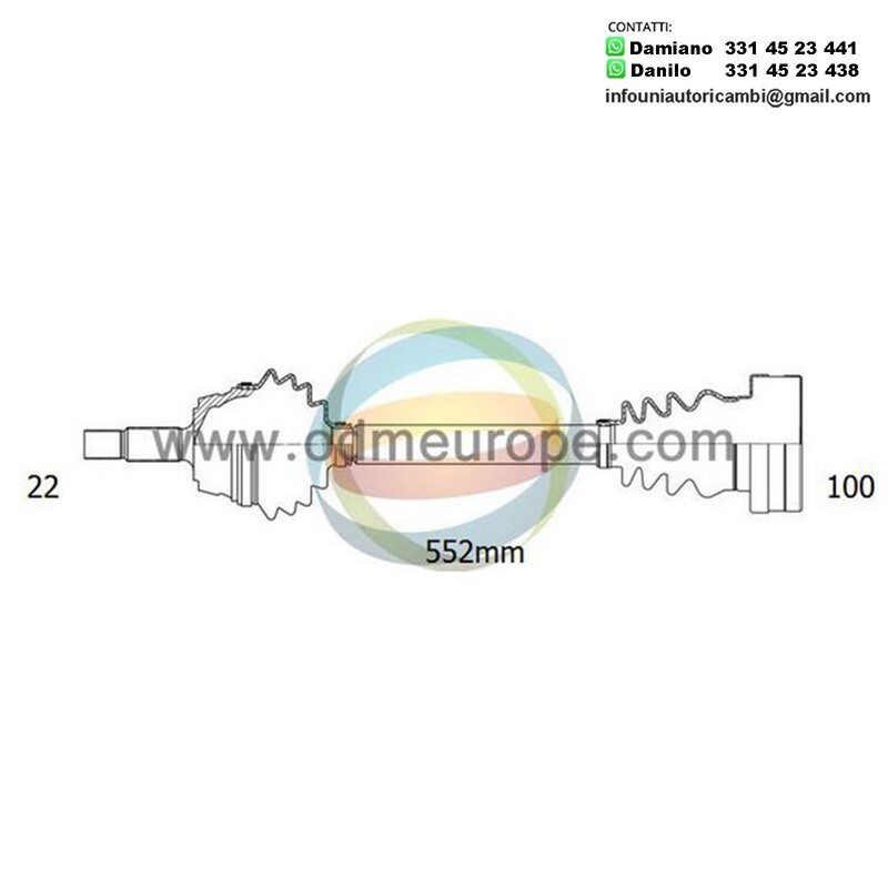 SEMIASSE ANTERIORE SINISTRO Seat Cordoba / Toledo I / Ibiza II / Volkswagen Golf Mk3 [Cabriolet]